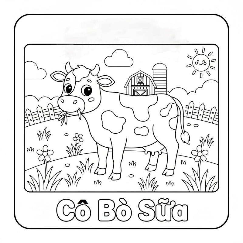 Bé tô màu nghề nông dân