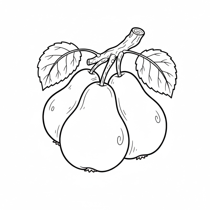 Bé tô màu quả lê vui vẻ