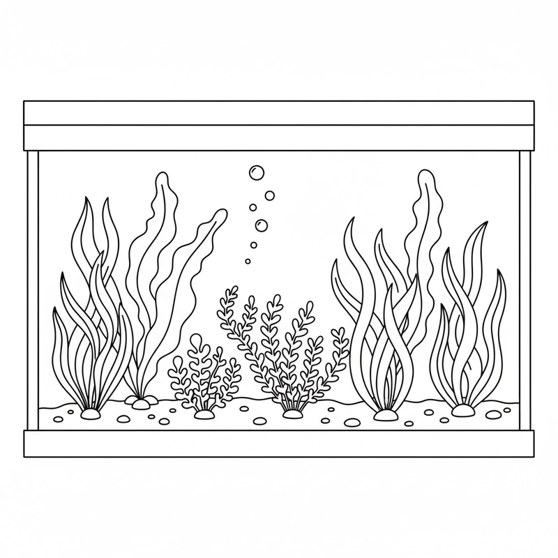 Bé tô màu rong biển sáng tạo