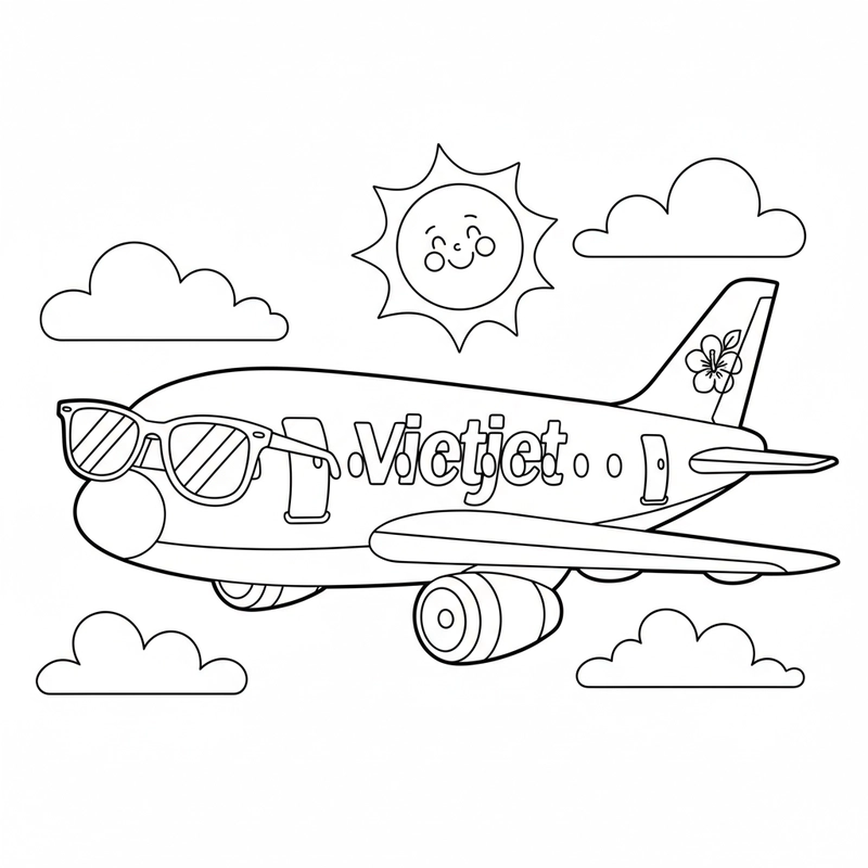 Bé tô máy bay Vietjet