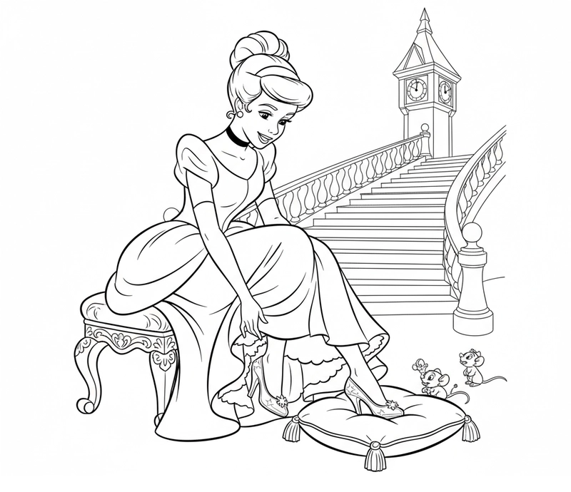 Công chúa Lọ Lem dễ thương