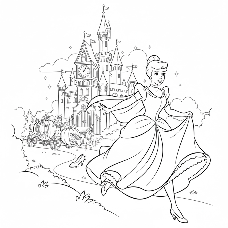 Hình Công chúa Lọ Lem cho bé