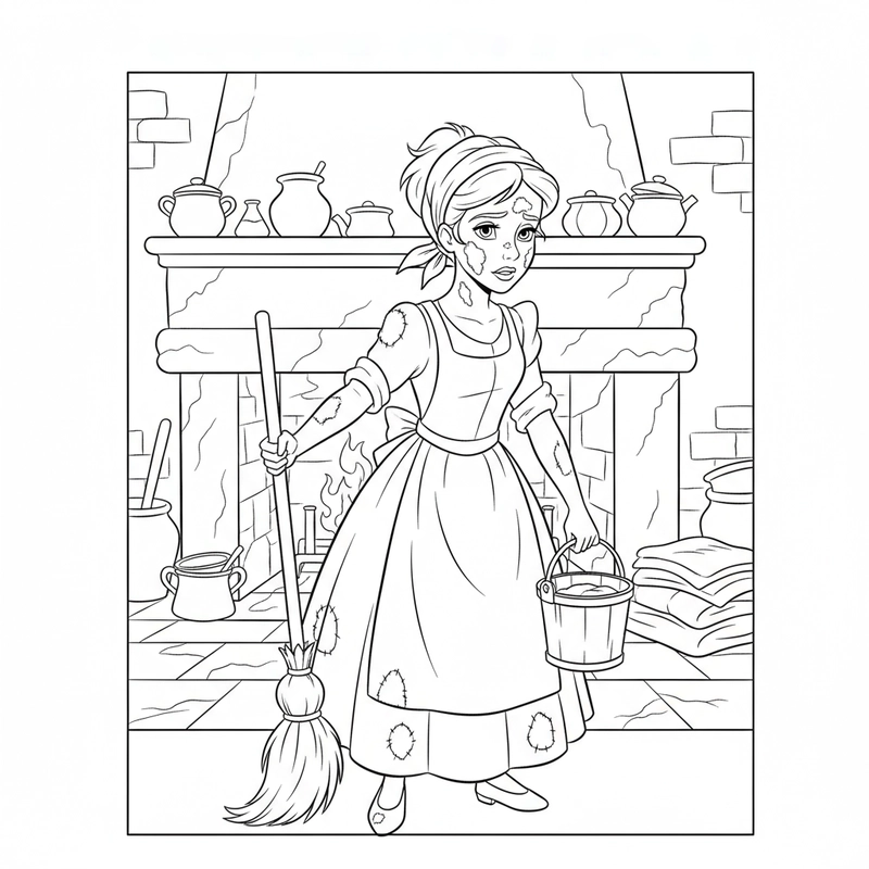 Hình Công chúa Lọ Lem ngộ nghĩnh