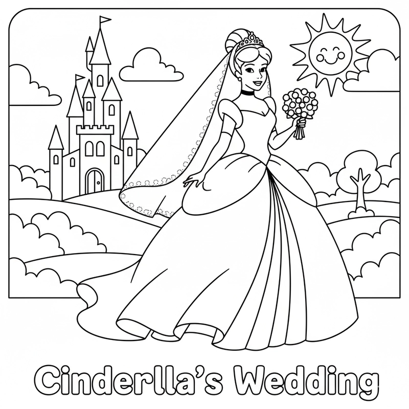 Hình Lọ Lem váy xanh