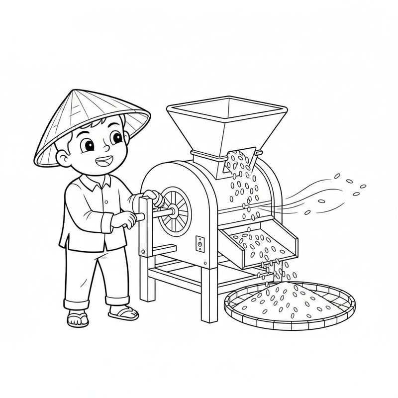 Hình dụng cụ nghề nông giản dị