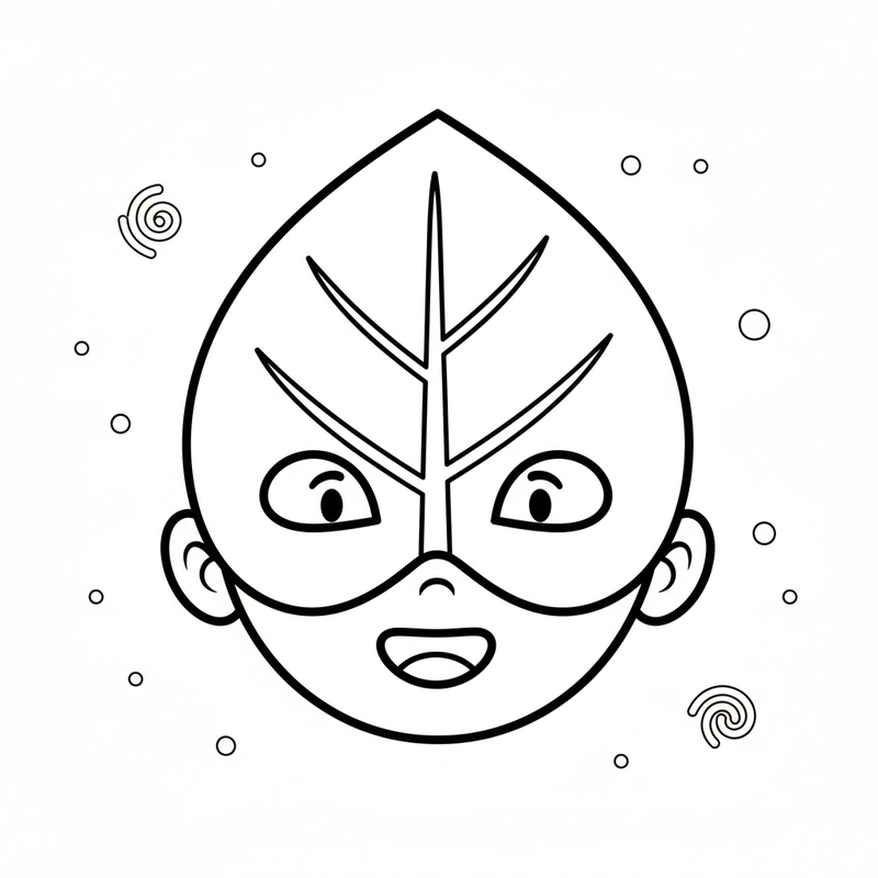 Hình lá cây tô màu đa dạng