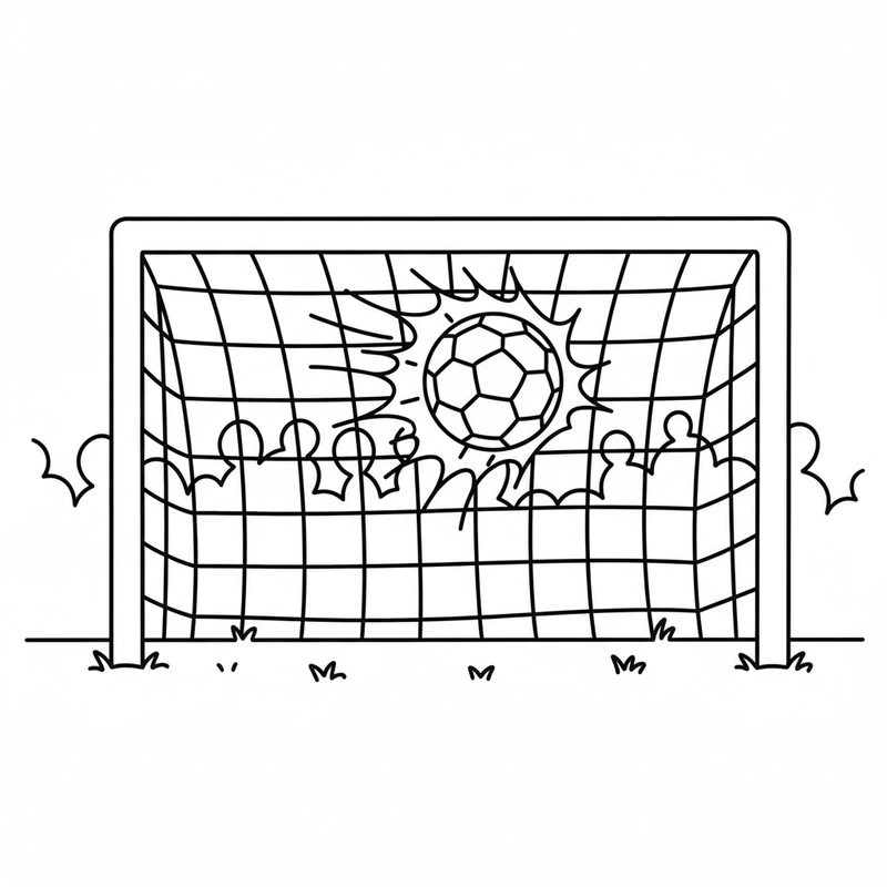 Hình quả bóng đá tô màu cho bé yêu thể thao