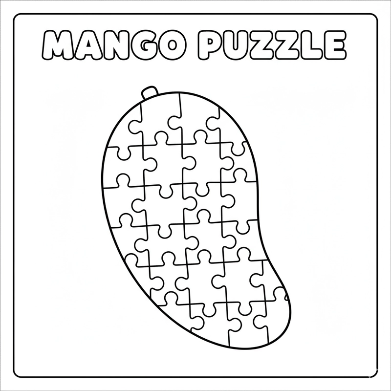 Hình quả xoài cho bé tô