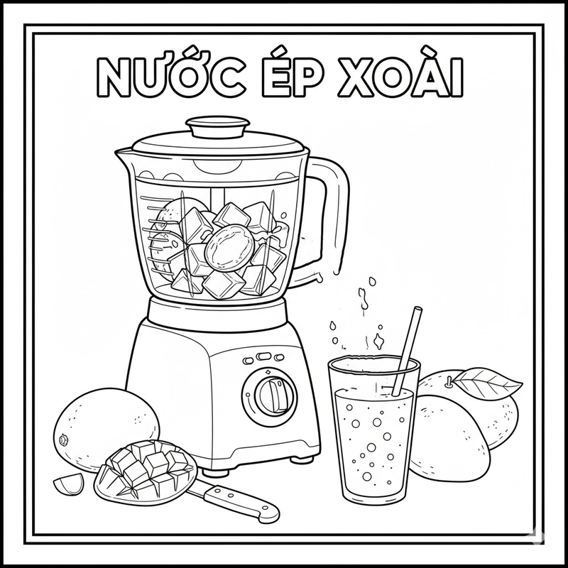 Hình quả xoài ngộ nghĩnh