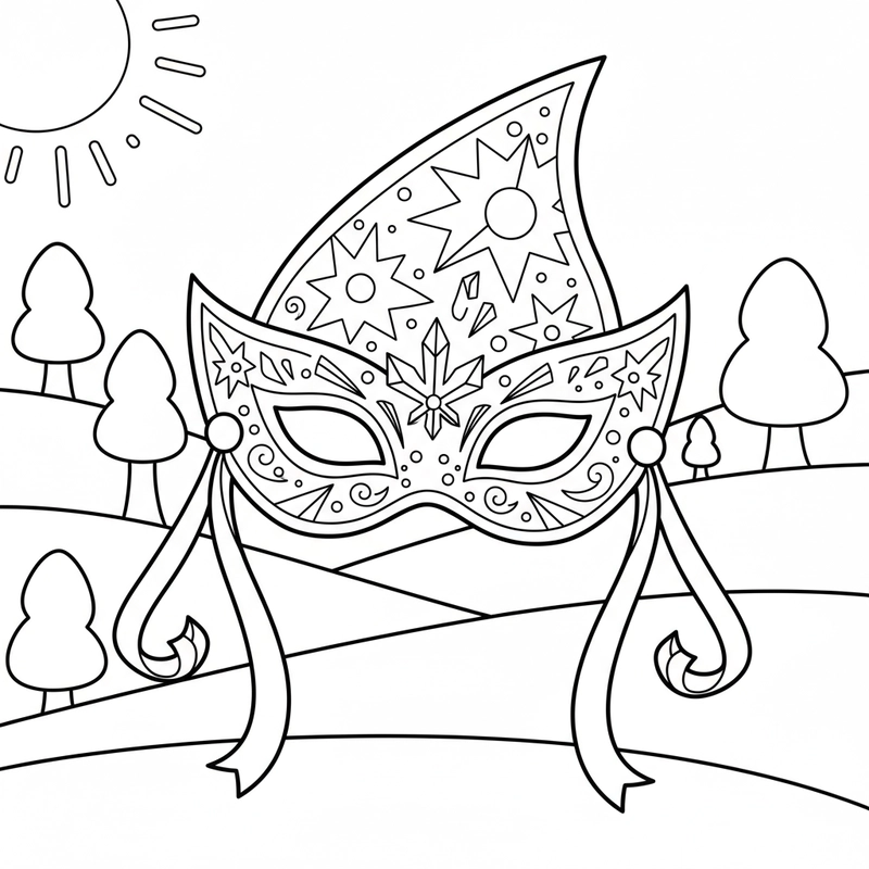 Hình tô màu công chúa dễ thương