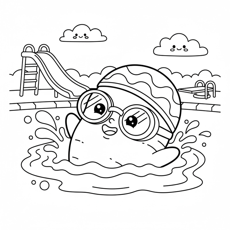 Hình tô màu khoai lang dễ in