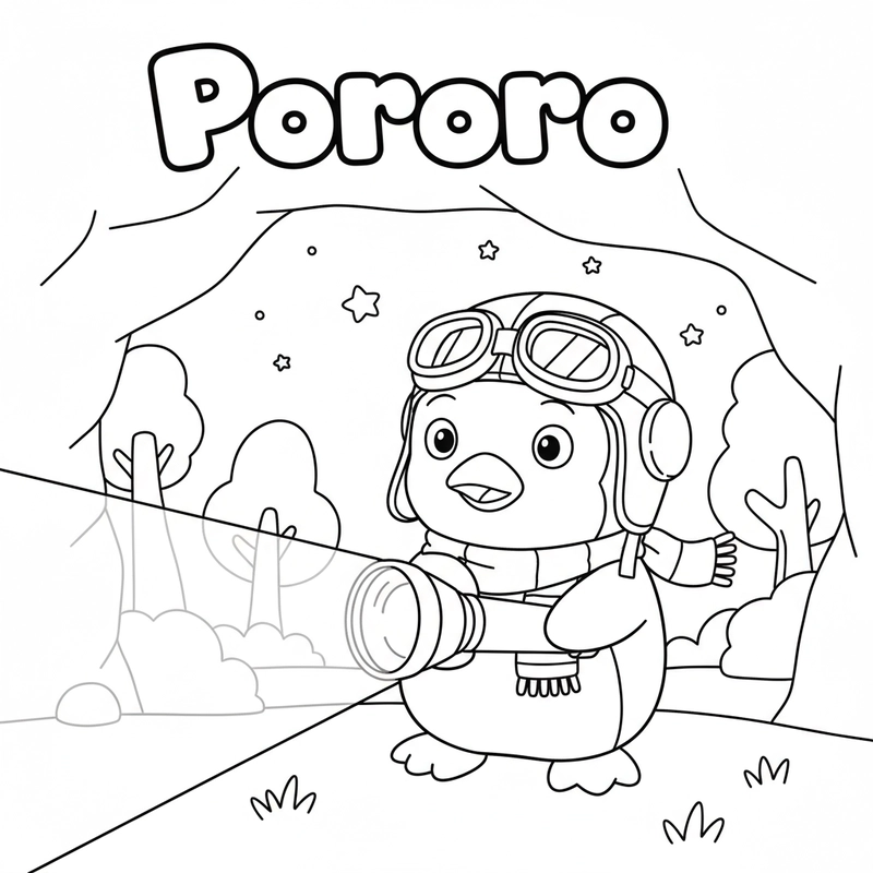 Hình vẽ Pororo đẹp