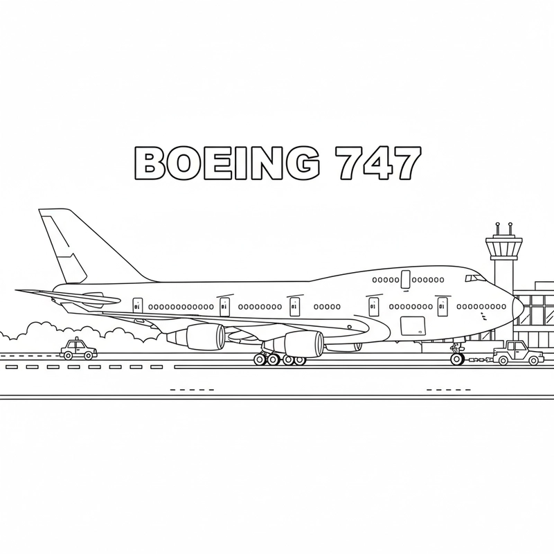 Mẫu máy bay Boeing 747 dễ tô