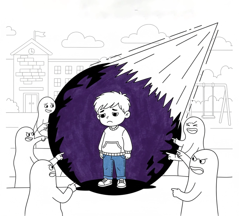 Tô màu hành động đẹp trong học đường