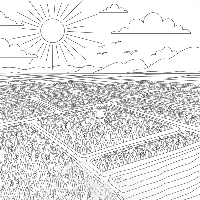 Tô màu nghề nông dễ