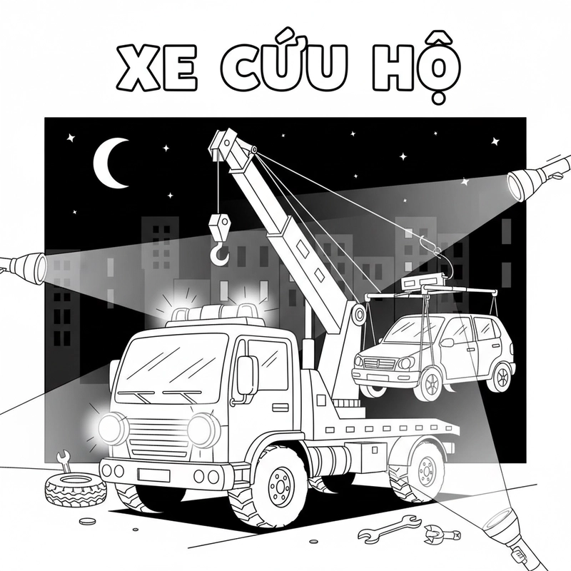 Tô màu phương tiện cứu hộ