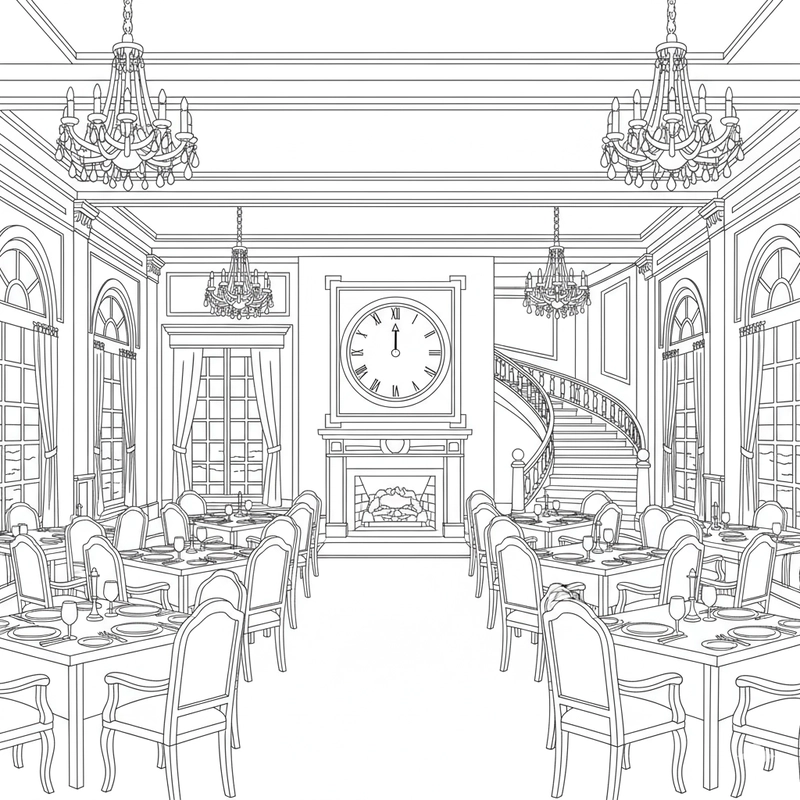 Tô màu tàu Titanic huyền thoại biển khơi