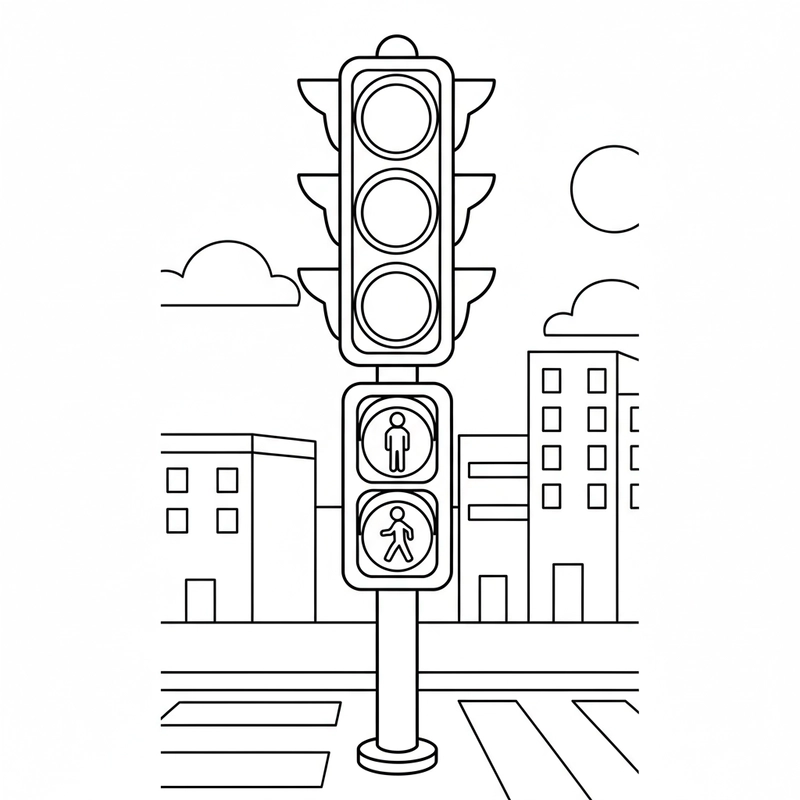 Tô màu tín hiệu giao thông