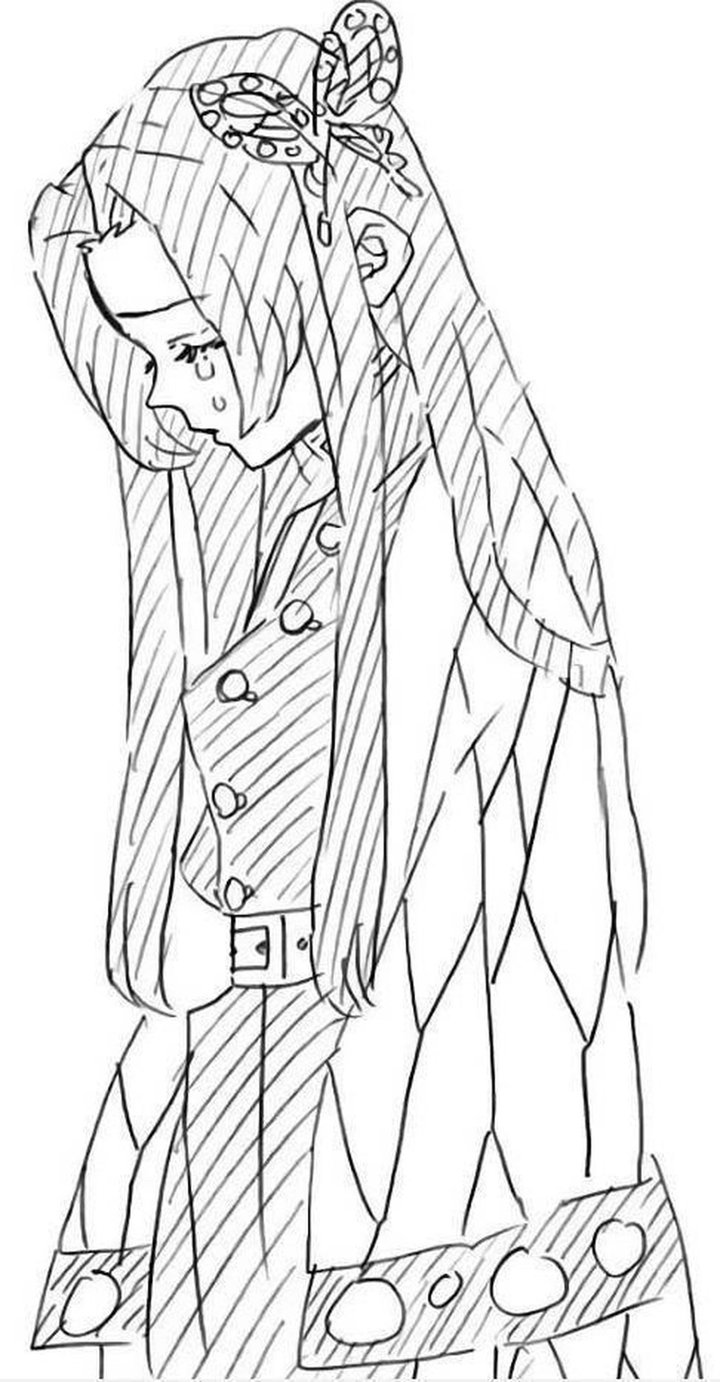 Tranh Kanae tô màu nhẹ nhàng tinh tế