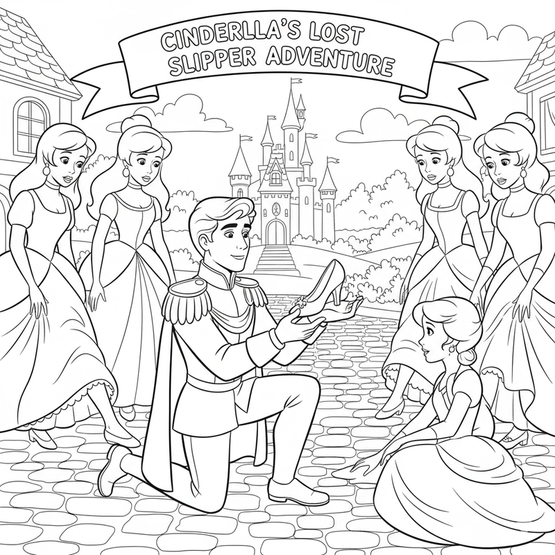 Tranh Lọ Lem hoạt hình