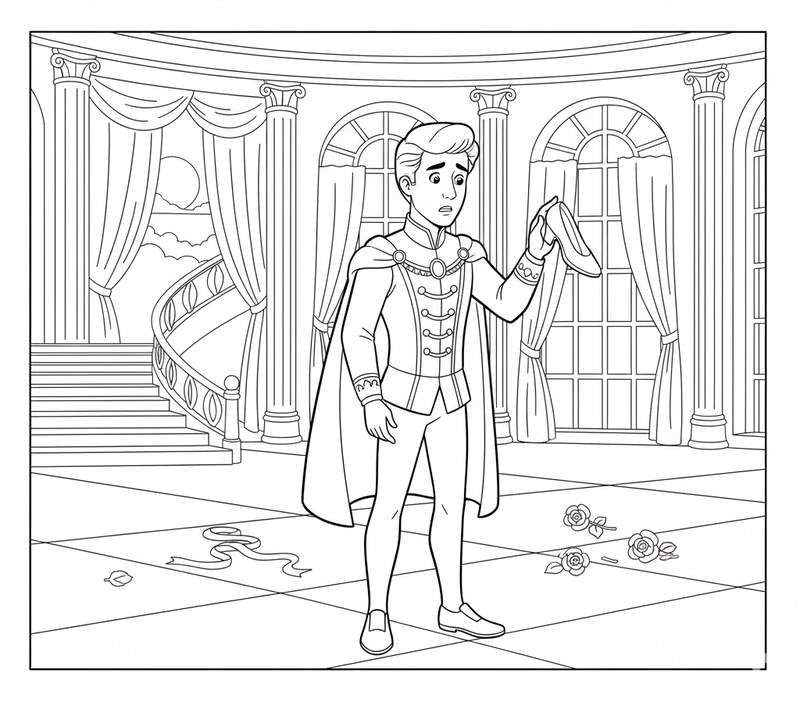 Tranh Lọ Lem siêu xinh