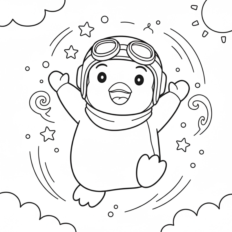 Tranh Pororo đáng yêu