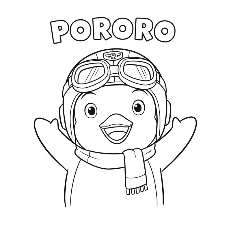 Tranh Pororo mầm non