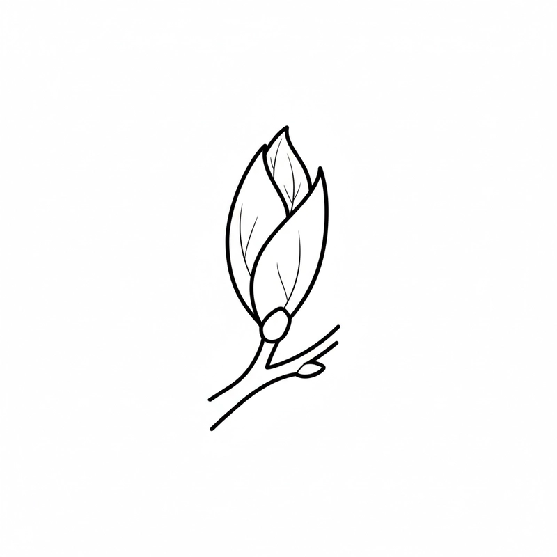 Tranh lá cây tô màu dễ in