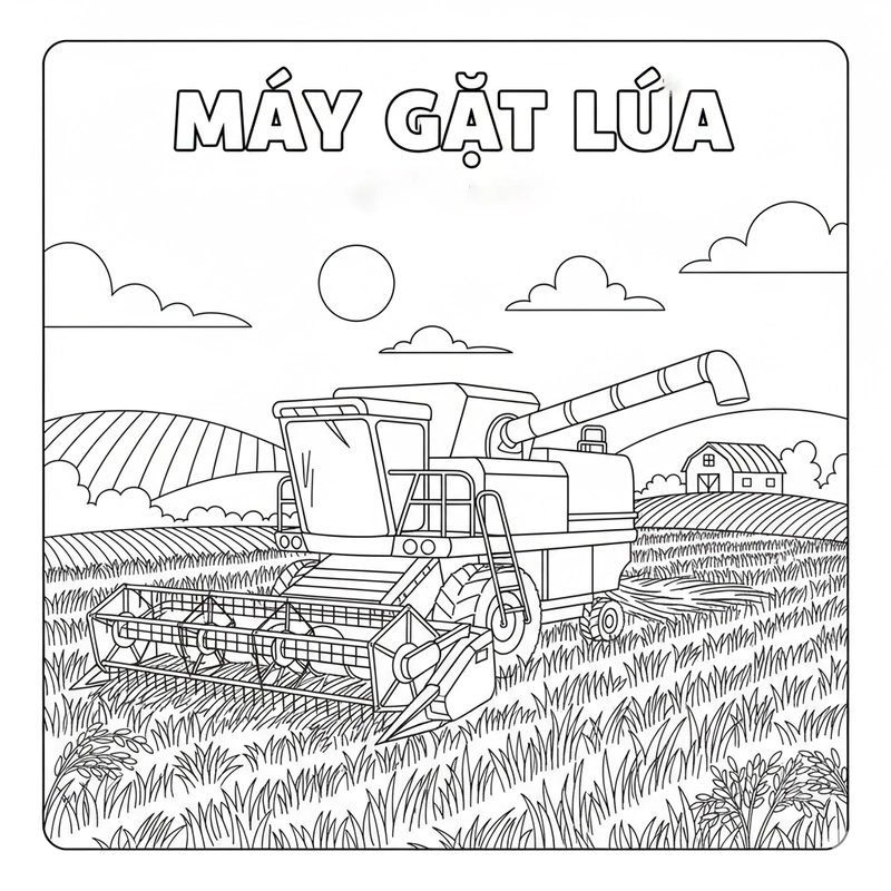 Tranh nghề nông đẹp