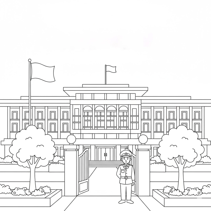 Tranh tô màu Dinh Độc Lập ý nghĩa