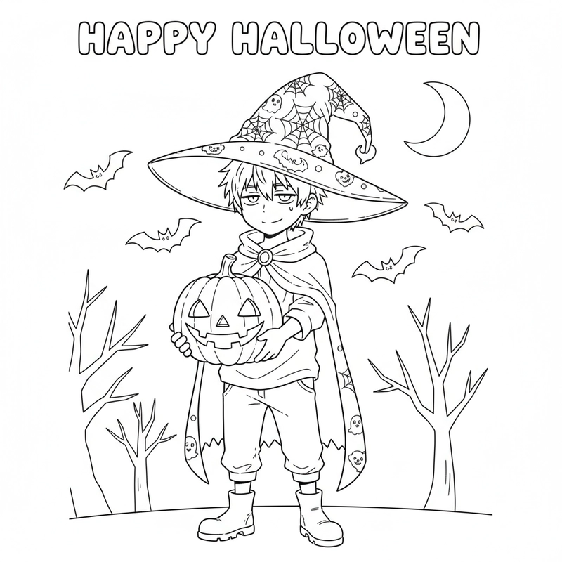 Tranh tô màu Nagi đẹp mắt dễ in