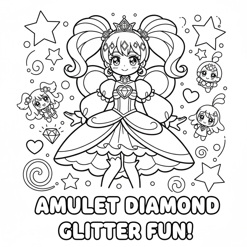 Tranh tô màu Thiên Thần Hộ Vệ Ran năng động