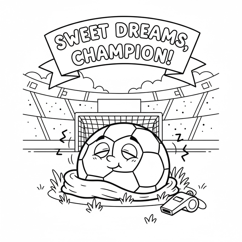 Tranh tô màu bóng đá giúp bé yêu môn thể thao vua