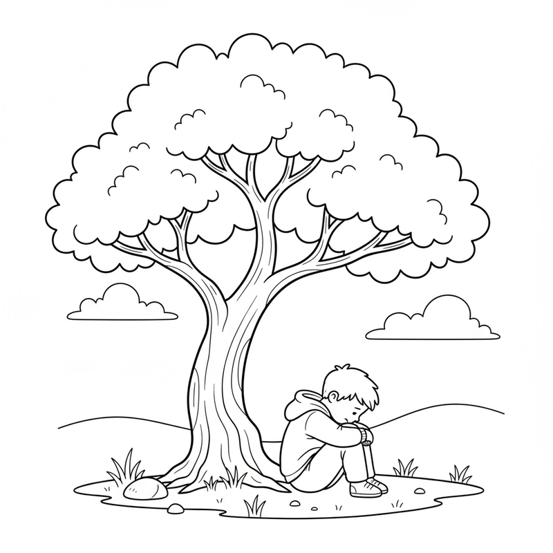 Tranh tô màu giáo dục học đường nhân ái