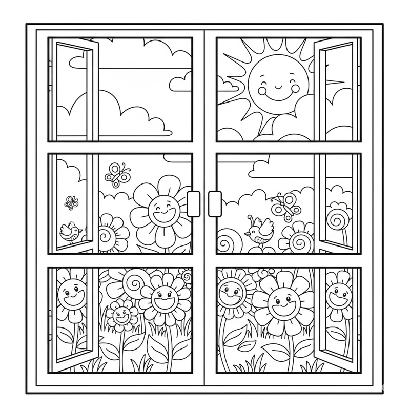 Tranh tô màu giúp bé tránh bạo lực học đường