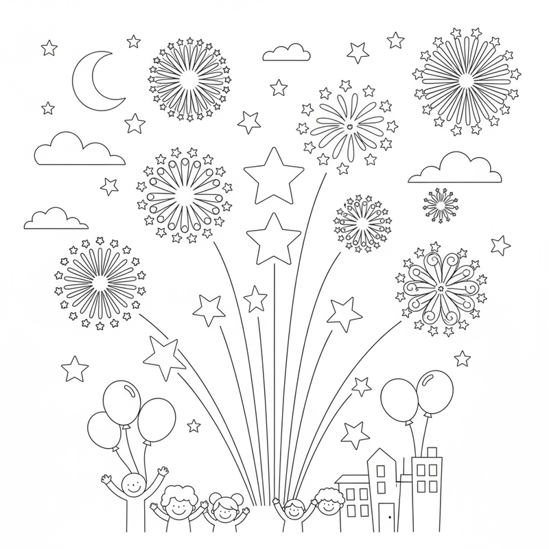 Tranh tô màu lễ hội mùa xuân cho bé sáng tạo