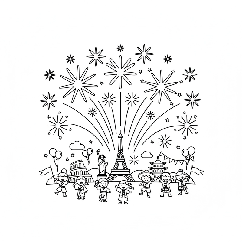 Tranh tô màu lễ hội truyền thống Việt ý nghĩa