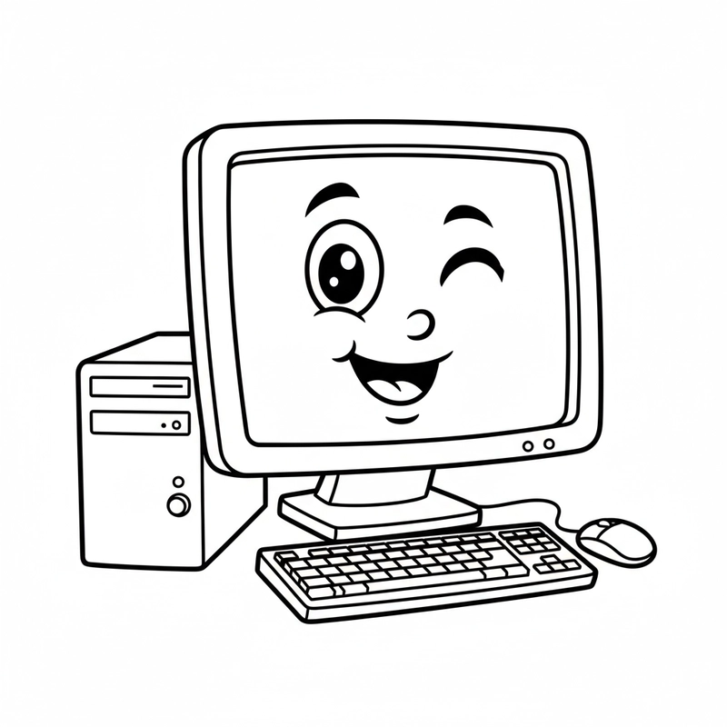 Tranh tô màu máy tính