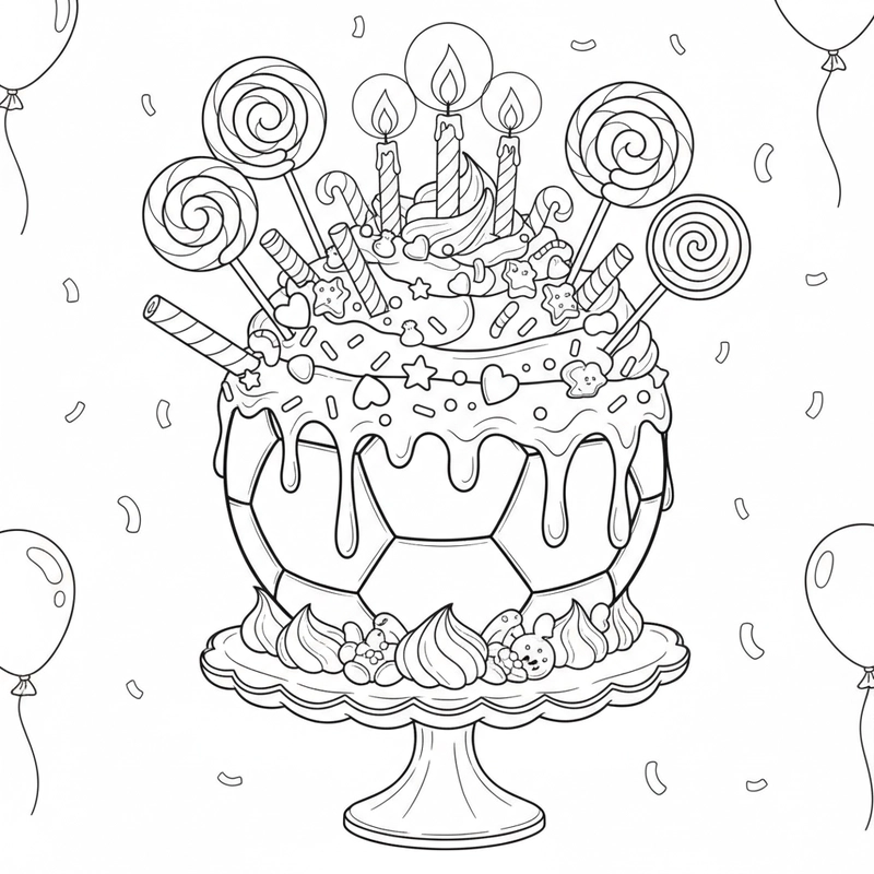 Tranh tô màu quả bóng đá cho bé sáng tạo màu sắc