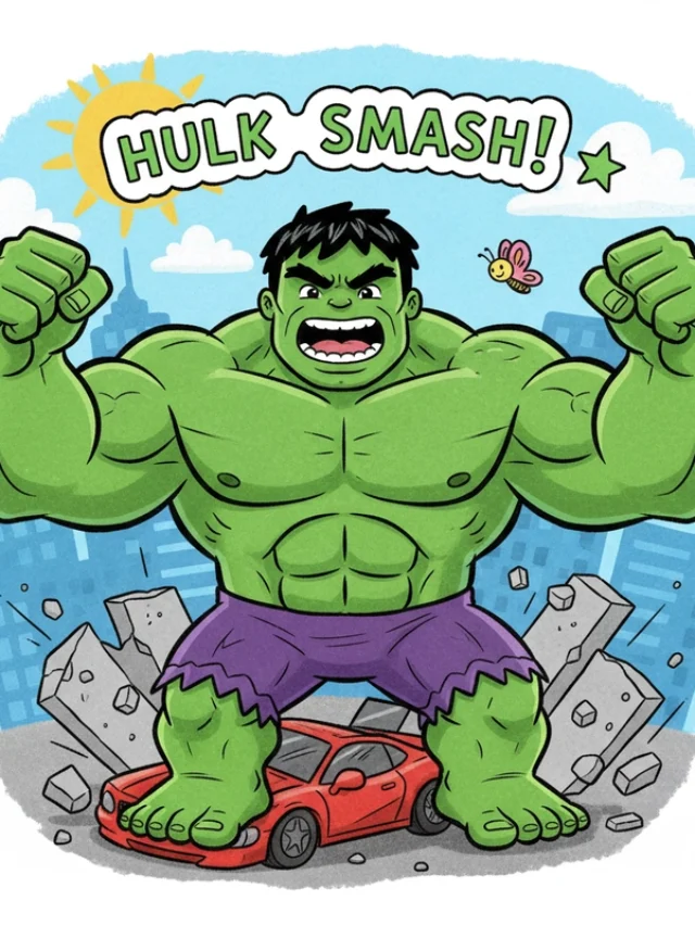 favicon tranh tô màu hulk