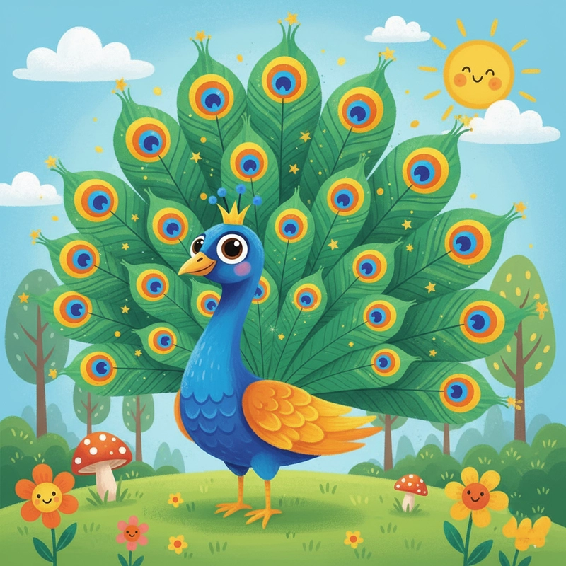 favicon tô màu con công