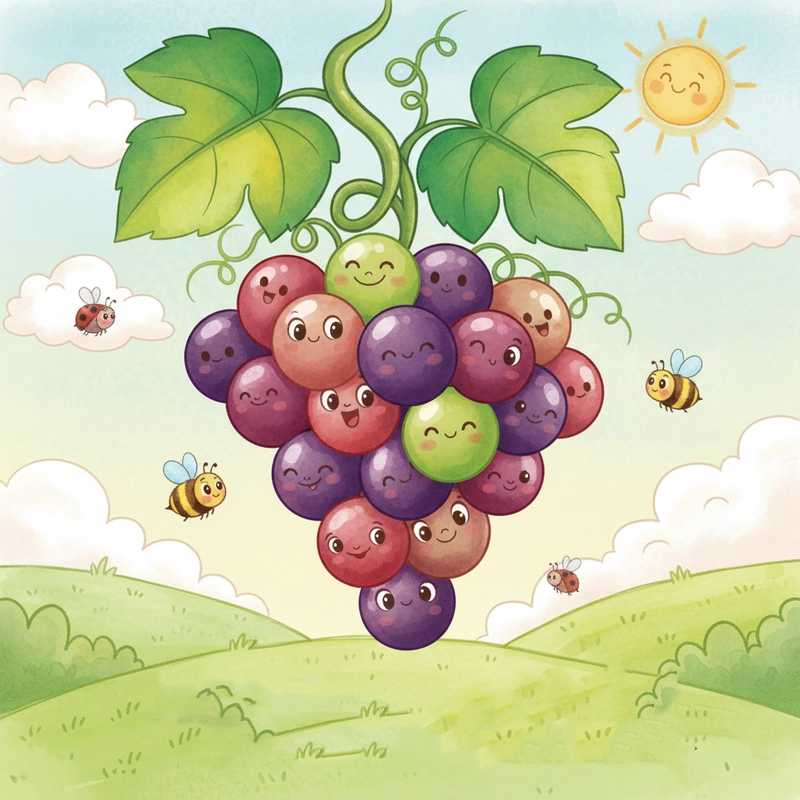 favicon tô màu quả nho