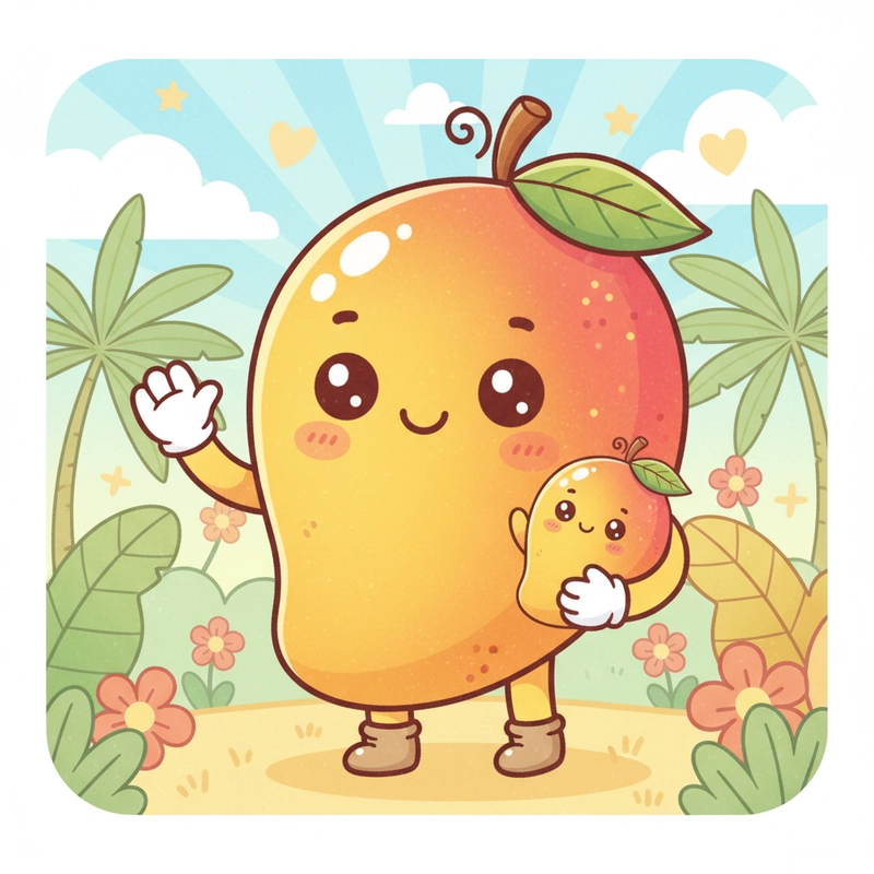 favicon tô màu quả xoài