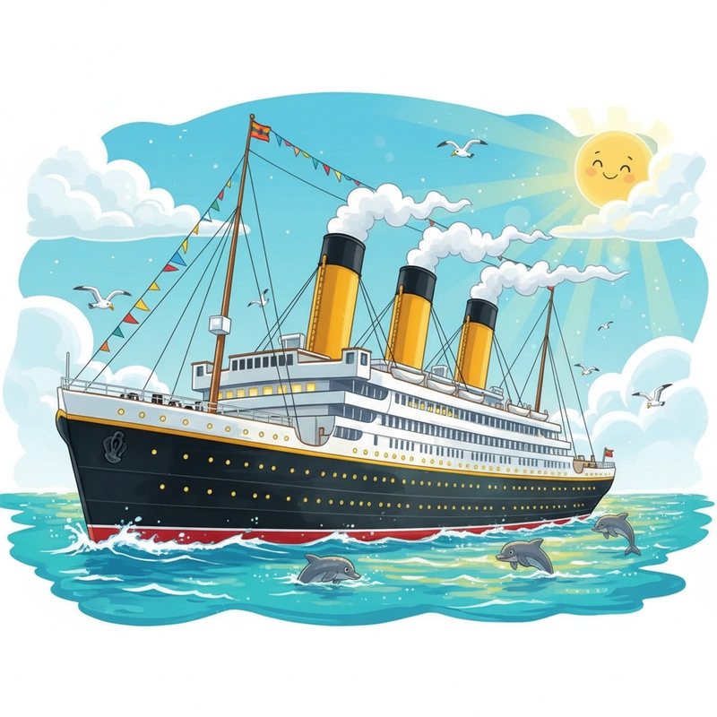 favicon tô màu tàu titanic