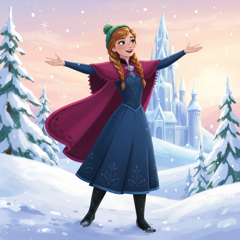 favicon tranh tô màu anna