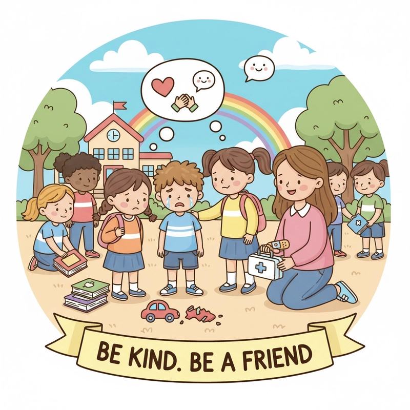 favicon tranh tô màu bạo lực học đường