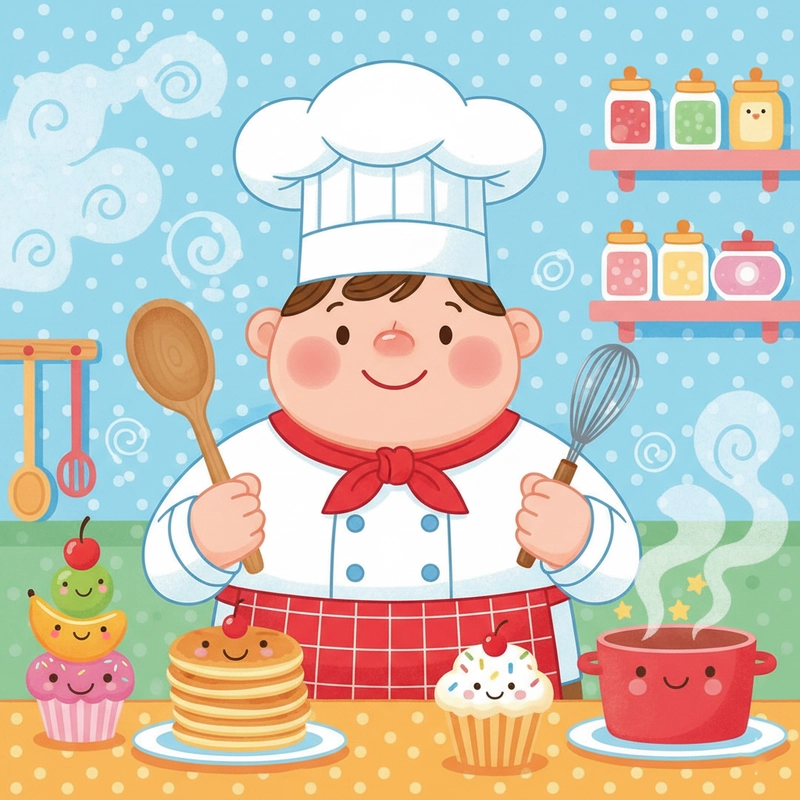 favicon tranh tô màu đầu bếp