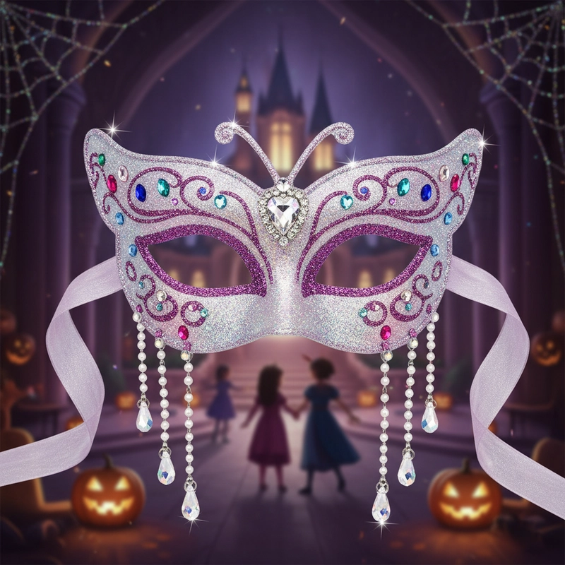 favicon tranh tô màu mặt nạ công chúa