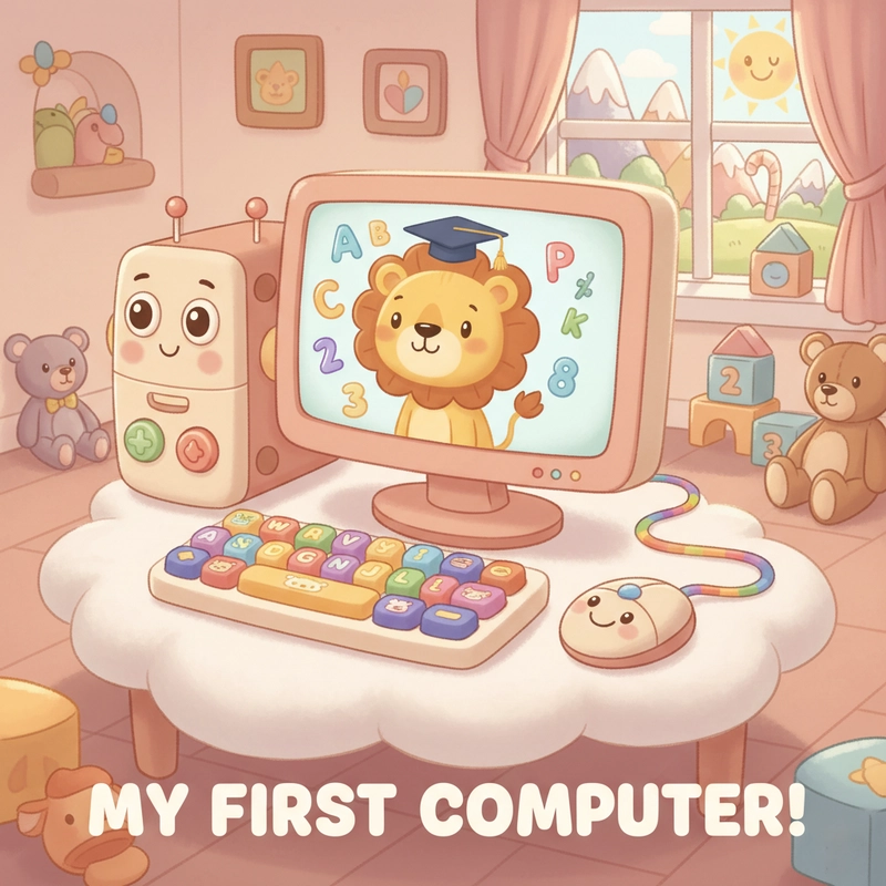 favicon tranh tô màu máy tính