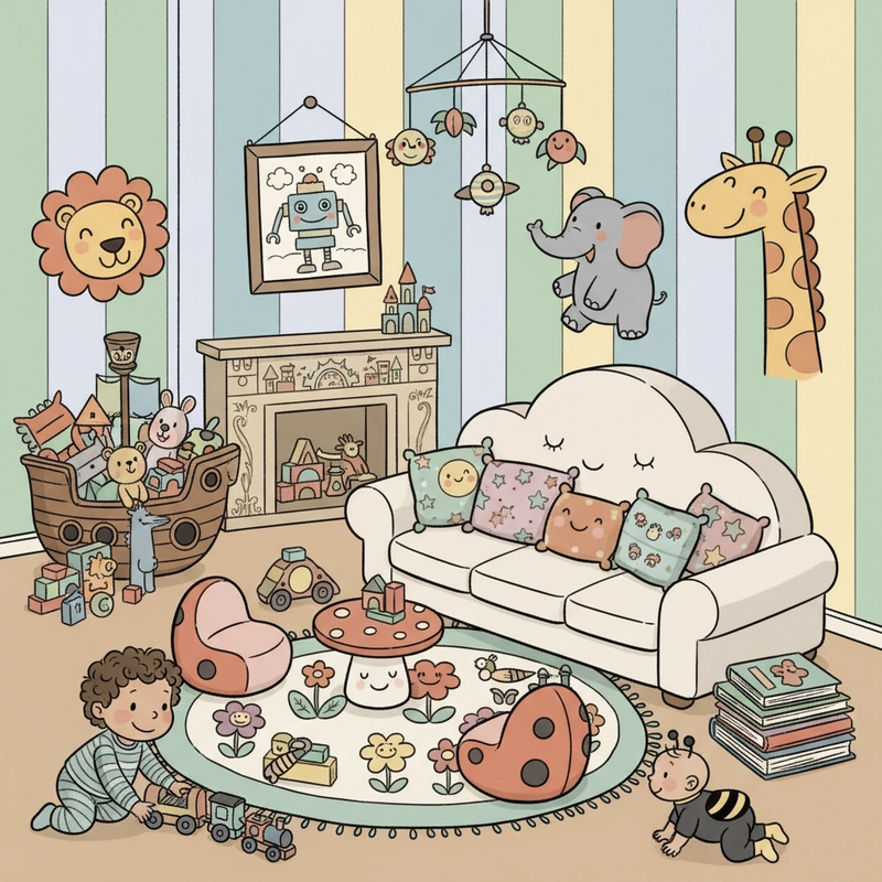 favicon tranh tô màu phòng khách